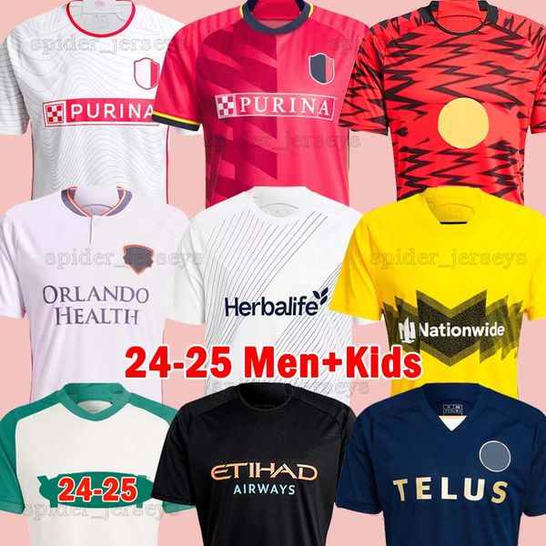 XXXL 4XL 2024 2025 Austin Soccer jerseys Columbus 24 25 New York Vancouver Saint Football Shirts Orlando Player Version Men Uniforms kids ki