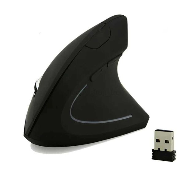 Wireless Mouse USB Computer Mice Ergonomic Desktop Upright Mouse Vertical Gaming Mouse 1600DPI for PC Laptop Office HomeM240725