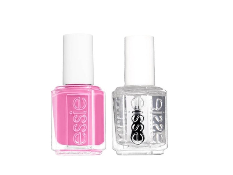 Set Essie: Vegan Polish Glossy Nail Polish 20 Lovie Dovie 13.5 ml + Nail Care - Nail Strengthener Good To Go Top Coat 5 ml