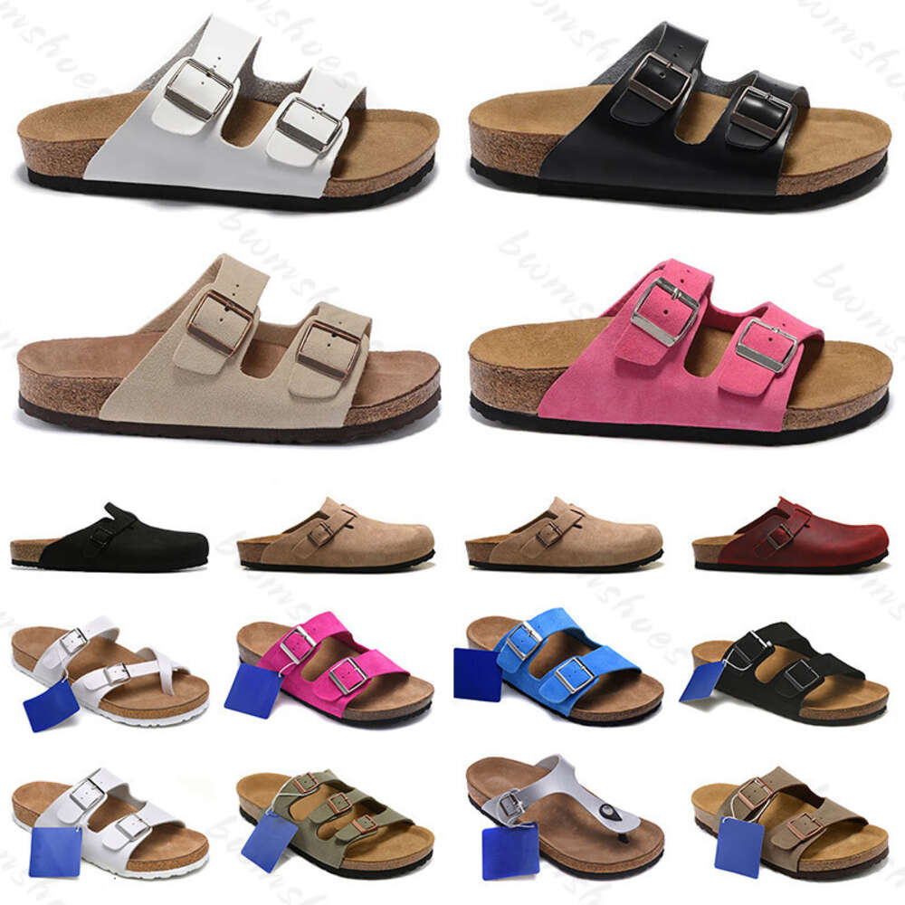 Top Quality Designer Sandals Mens Berkinstock Shoes Sandals Clogs Birkinstock Bostons Flip Flops Slippers Berkin Stock Woman Wooden Slippers Mens Sl