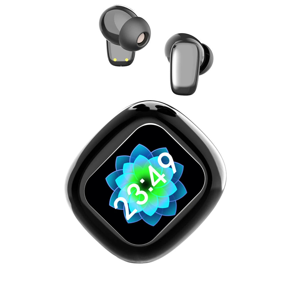 BlitzWolf® BW-FYE16 Plus LED Screen TWS Earbuds bluetooth Earphone Colorful Touch Screen Active Noise Cancelling with Sp