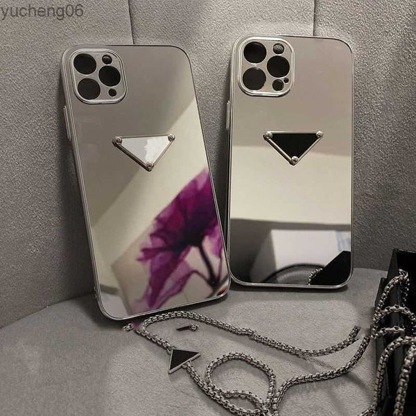 Fashion Designers Phone Case Mirror Phones Cases Classic Brand Luxury Designer Mens Womens iPhone 13 11 12 pro 7 8 X XS High Quality yucheng