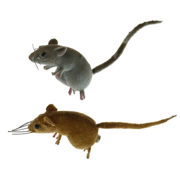 1-2 real mouse animal decoration refrigerator magnet mouse toy outdoor garden flowerpot craft decoration Pennsylvania magnet Y250114