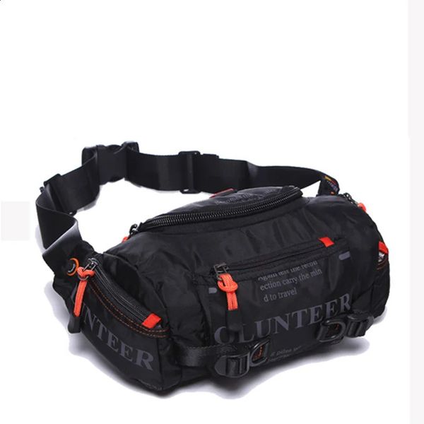 Top Quality Waterproof Oxford Mens Belt Fanny Pack Shoulder Messenger Bag Large Capacity Travel Bum Sling Chest Waist Bags 241227