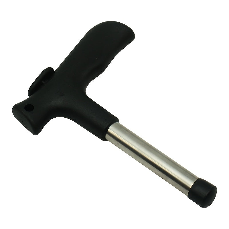 TEMU Stainless Steel Coconut Opener, Home Use Fruit Hole Cutter, Convenient Coconut Tool, With Nut Cracker And Drill Bit For Opening