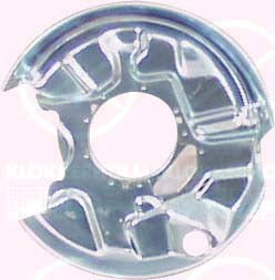 Splash Panel, brake disc KLOKKERHOLM 3526877