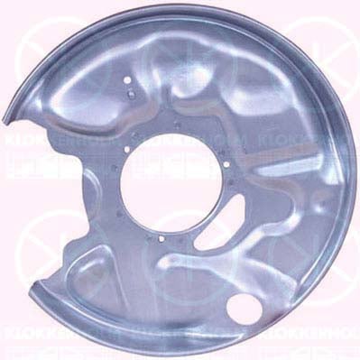 Splash Panel, brake disc KLOKKERHOLM 3527878