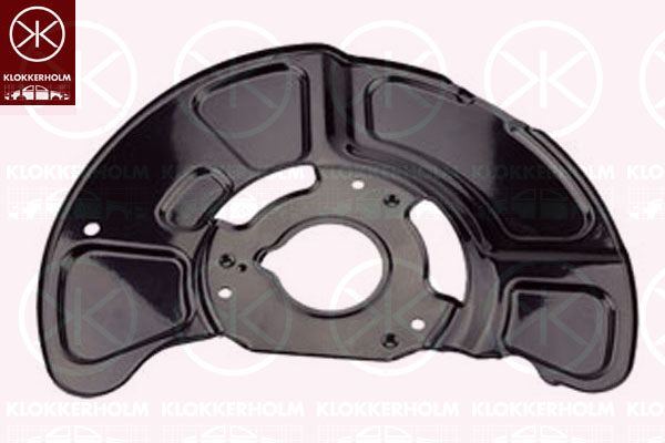 Splash Panel, brake disc KLOKKERHOLM 3529377