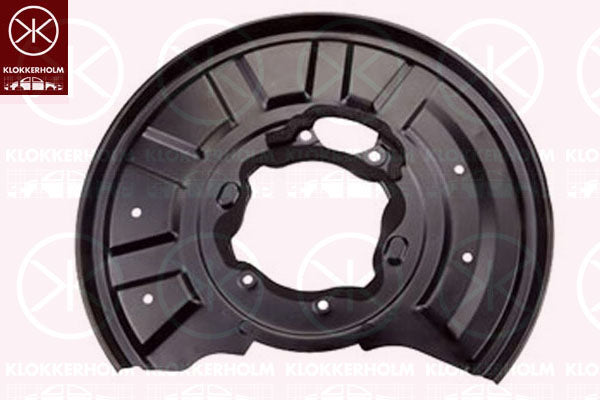 Splash Panel, brake disc KLOKKERHOLM 3529878