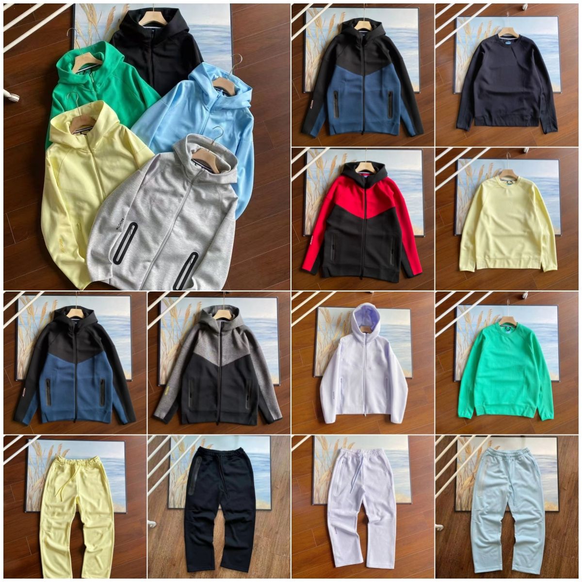 Noctas Tracksuits Mens Jackets Tech Fleece Hoodies Sweatshirt Designer Jackets Sports Pants Set 2 Piece Men Woman Zip Up Hooded Sweater Running Oute