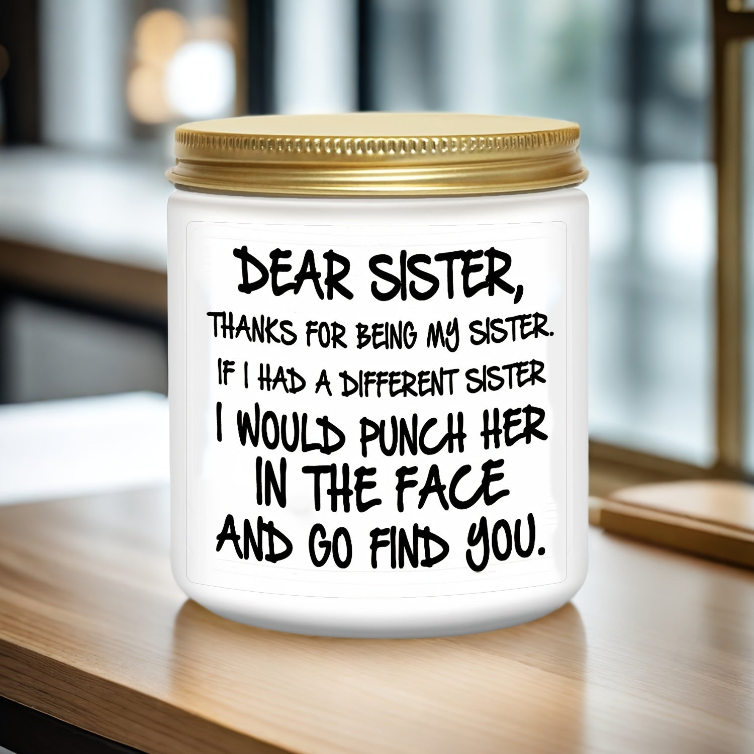 TEMU Birthday Gifts For Sister From Sisters Unique Christmas Gifts For Sister Mothers Day Gifts For Sister Novelty Lavender Scented Soy Candles