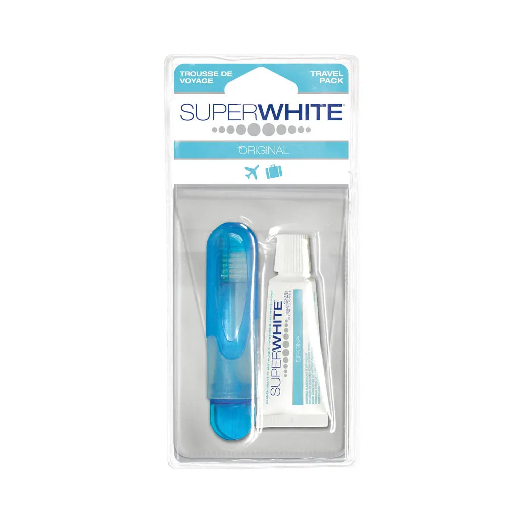 Superwhite Travel Kit Whitening Tandpasta + Foldetandbørste 15ml