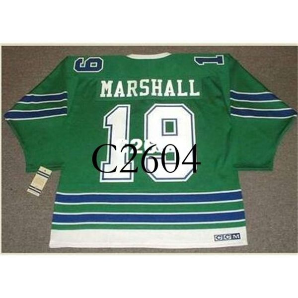 GC2604 Men #19 BERT MARSHALL Oakland Seals 1968 CCM Vintage RETRO Home Hockey Jersey or custom any name or number retro Jersey