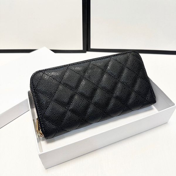 Designer bag Cowhide caviar Wallets Leather Wallet Classic card holder Handbags Classic Clutch Bags Luxurys Purse Card Women Ccredit card sl