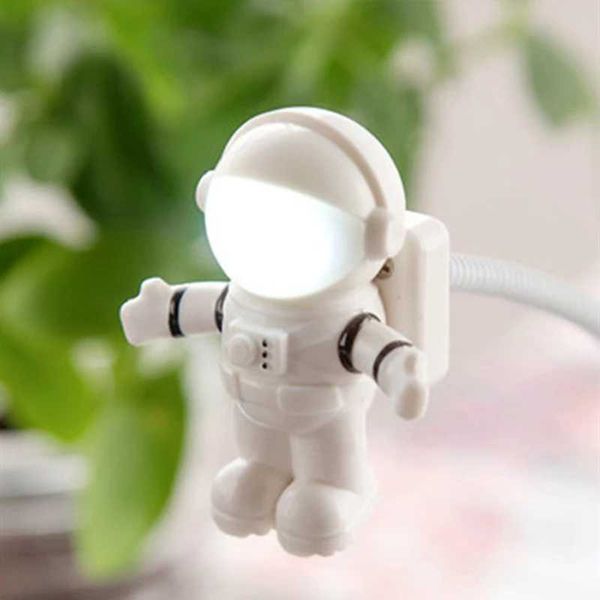 Night Lights Portable USB powered night light white astronomer shaped reading desk lamp DC 5V LED light for computers laptops PCs lighting s