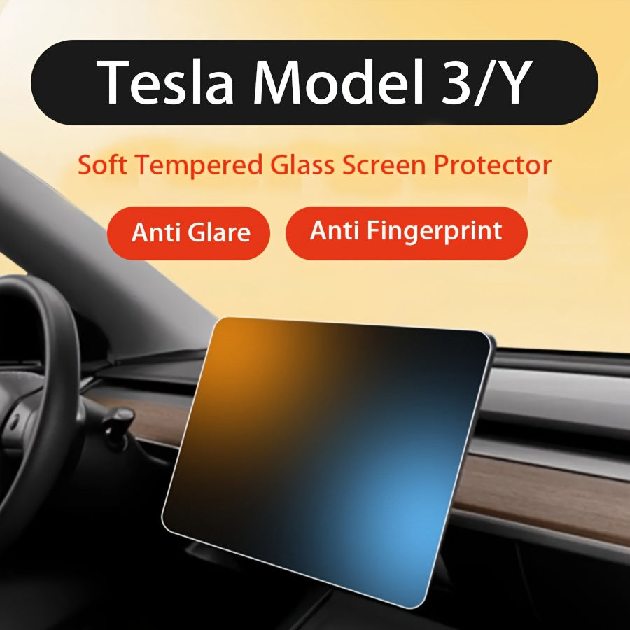 TEMU For For (2025)-model 3 (2025-2023) Matte & Anti-fingerprint Screen Protector - 15.4" Touchscreen Protector, 4h Hardness, Bubble-free