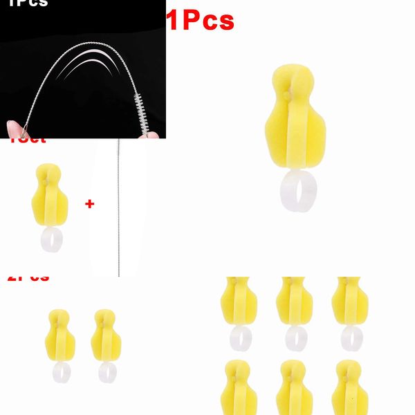 Update New 1-12Pcs Baby Sponge Multifunction Handheld Brush For Nipple Milk Bottle Cleaner Household Cleaning Tools