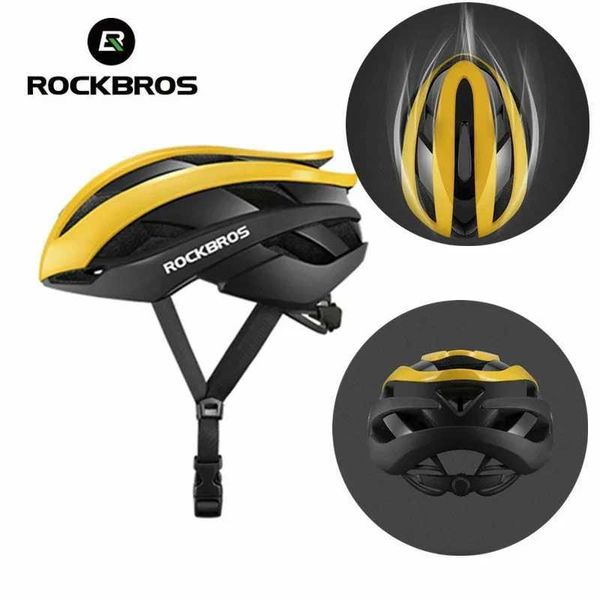 Capacetes de ciclismo Rockbros Bicycle capacete de ciclismo Capacetes de bicicleta de estrada Ultralight MTB Scooter Capacos Caps Capacete d