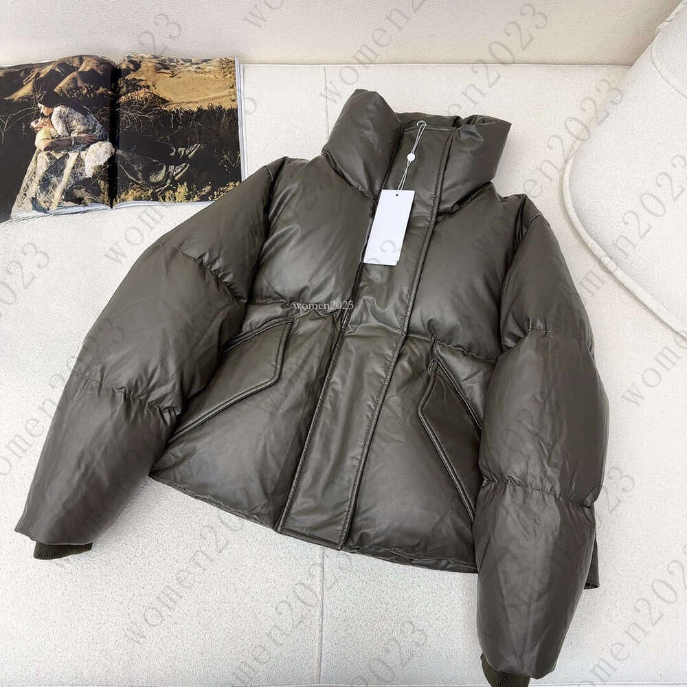 women down jacket designer women down jacket brand PU leather coat fashion down jacket womens standing collar down coat winter casual vacation jacke