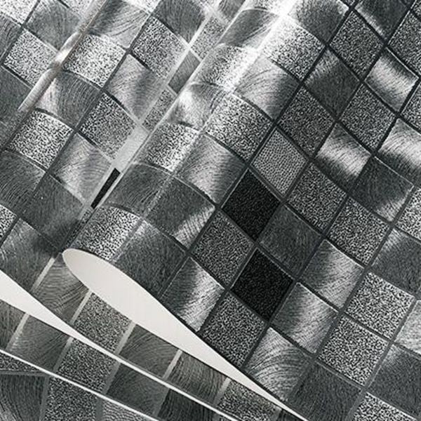 Glitter Mosaic Wallpaper Background Wall Wallpaper Gold Foil Wallpaper