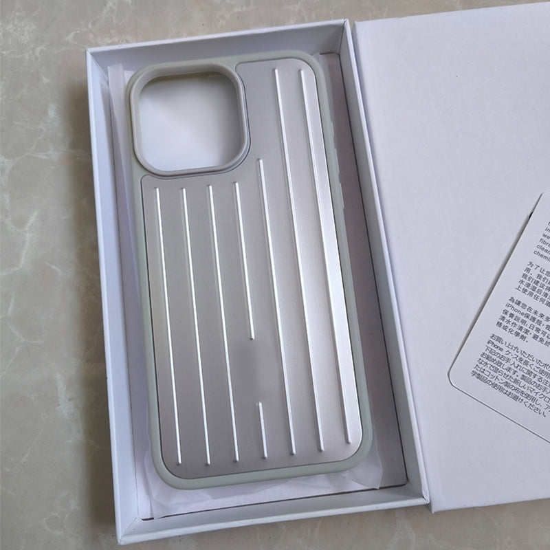 Top quality RIM Phone Suitcase Designer Case for Apple iPhone 17 Pro Max 16 15 14 13 Polycarbonate Aluminum Alloy MagSafe Weave Back Cover Coque Fun