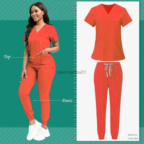 Others Apparel Hospital Surgical Clothing Medical Uniforms Women Scrubs Sets Doctors Nurses Accessories Dental Clinic Beauty Salon Workwear