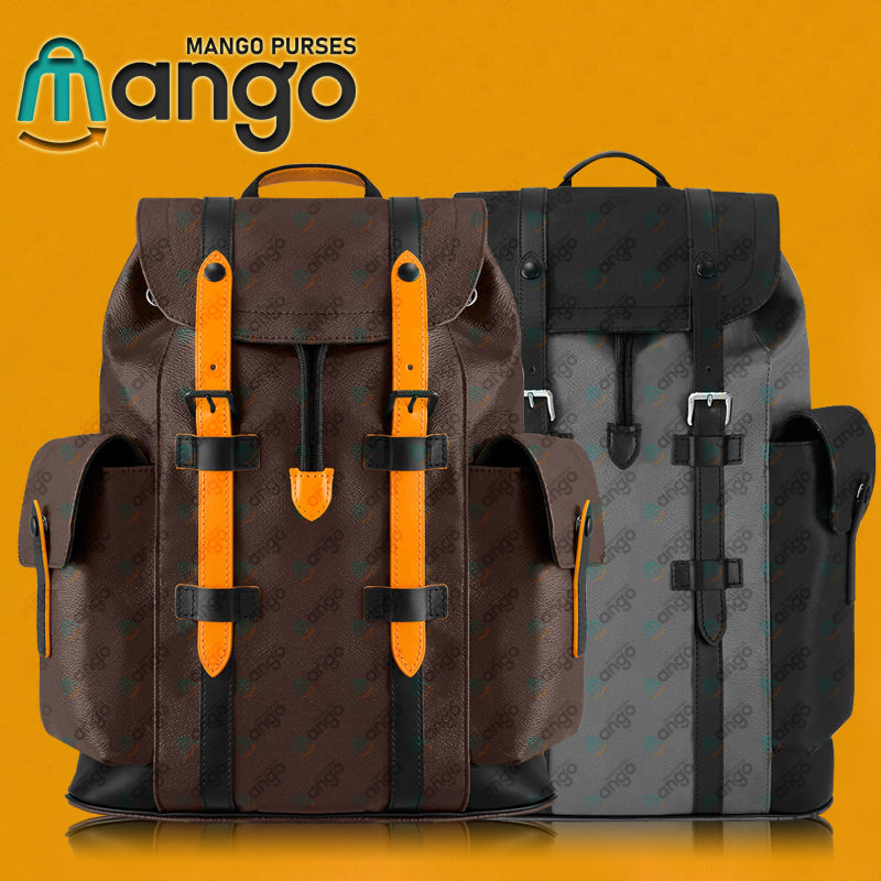 Backpack School Women Handbags Purses Leather Handbag Shoulder Bag Big Travel Backpacks Casual Men Bags Plain-Floral-Letter-mangopurses-mango89711