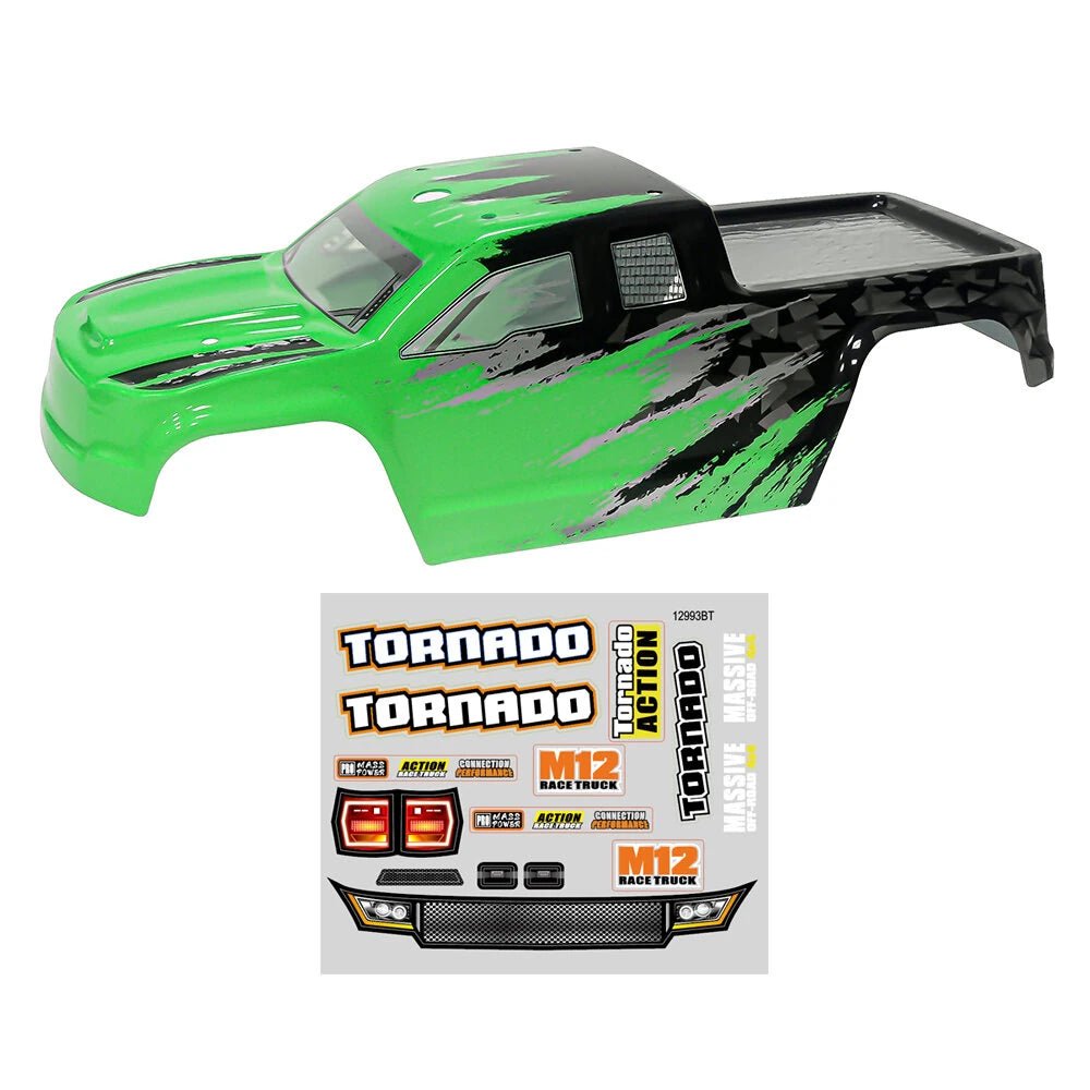 HBX 2996A 2997 2997A Flyhal FC610 1-10 RC Car Parts Body Shell Painted w- Sticker Vehicles Models Spare Accessories