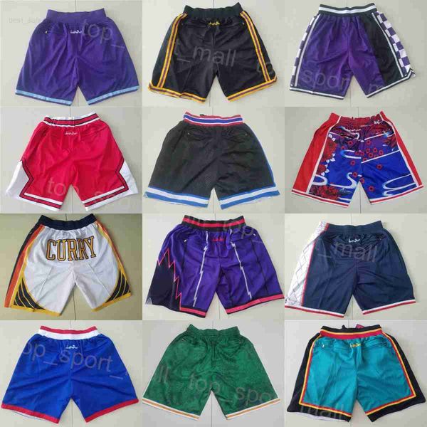 Sport Basketball Pocket Zipper Short Men Team Wear Just Don Sweatpants Elastic Waist Western Eastern Running Running Pant Solid Zip Up Short