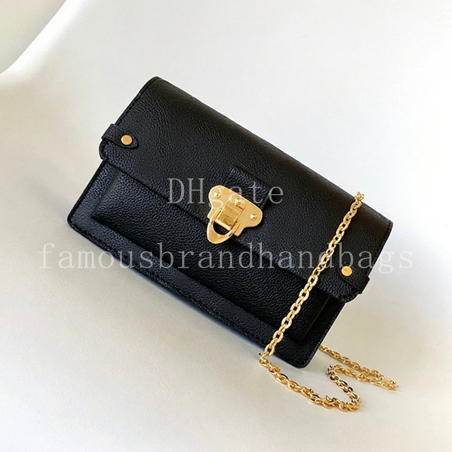 Mirror Quality Crossbody Bag luxury Chain Bags Genuine Leather Shoulder Bagss With Box LV07A1