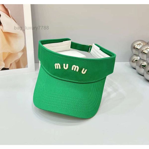 Summer candy color designer ball cap women holiday travel lovers letter embroidery 7 colors visors