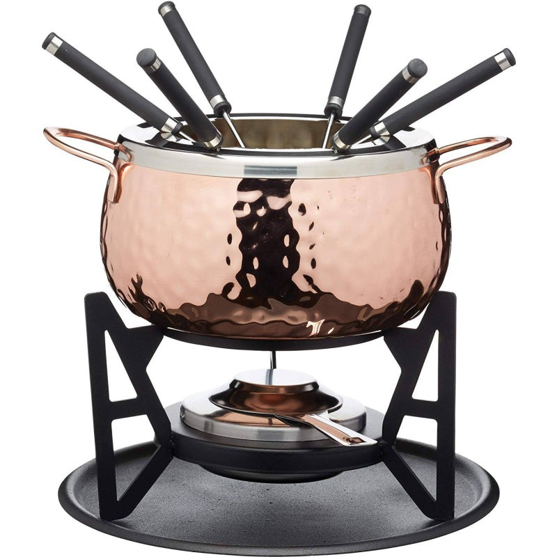 Artesa Artes Copper Finish Fondue Set