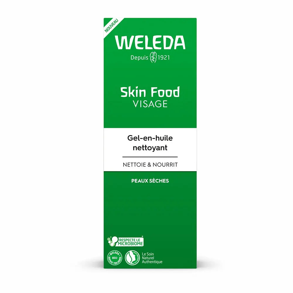 Weleda Skin Food Gel-in-Oil Facial Cleanser Dry Skin 75ml
