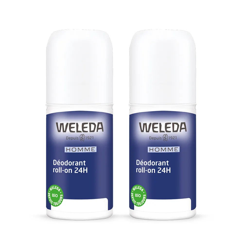 Weleda Men's Deodorant Roll On 24h 2x50ml