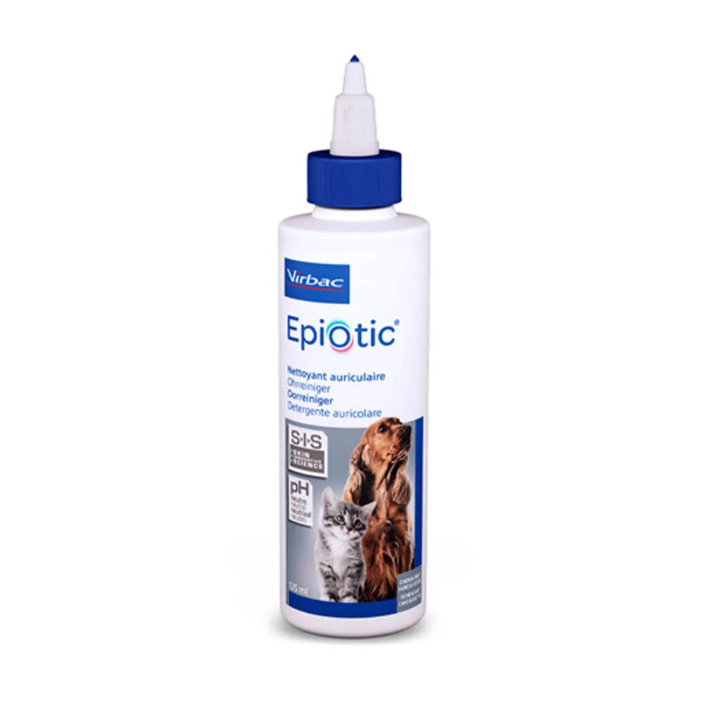 Virbac Nettoyant auriculaire épiotique pour chiens et chats 125 ml