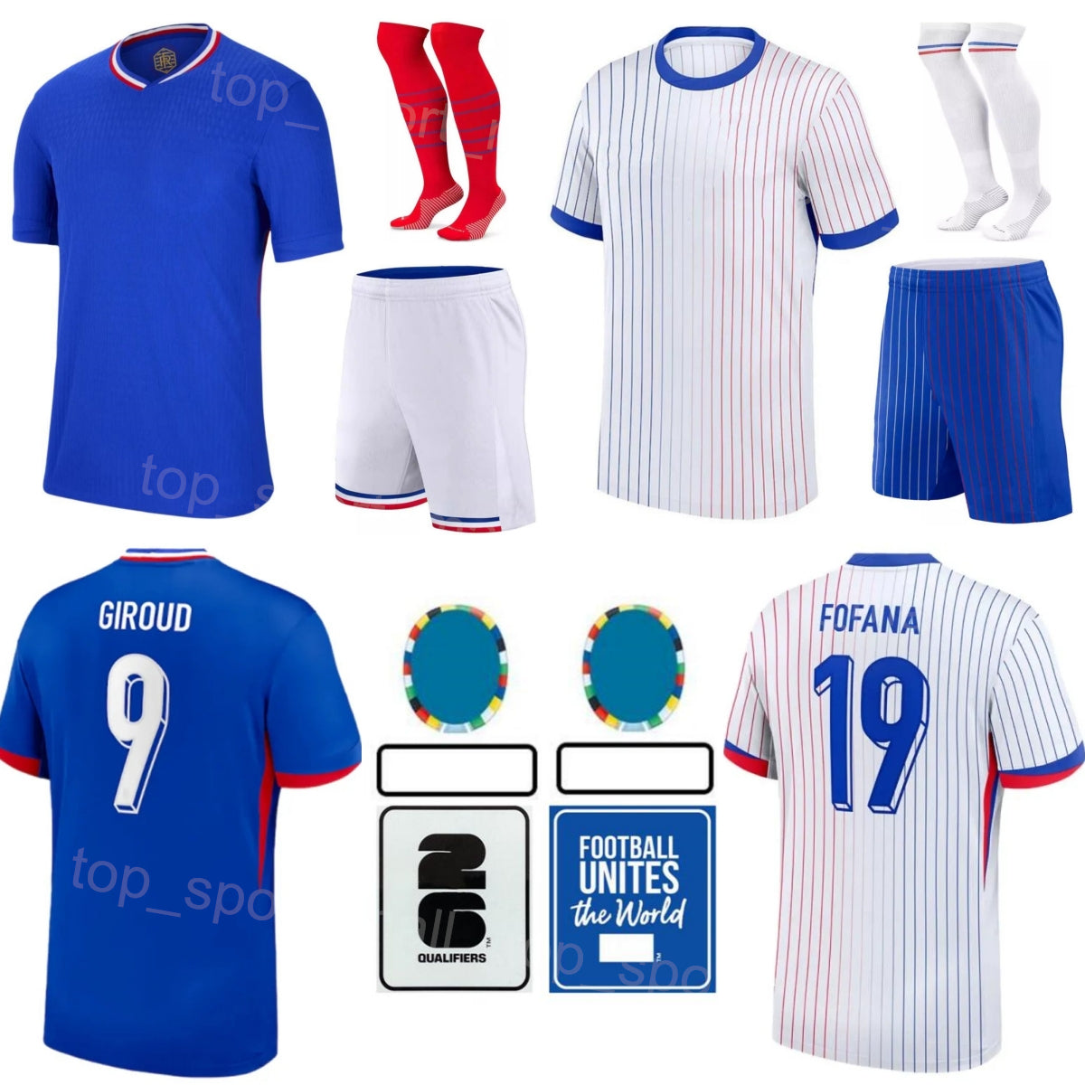 Man Youth 24 25 Euro Cup French SALIBA Soccer Jersey National Team 6 CAMAVINGA 11 DEMBELE KONATE ZAIRE-EMERY GRIEZMANN THURAM MAIGNAN COMAN Football