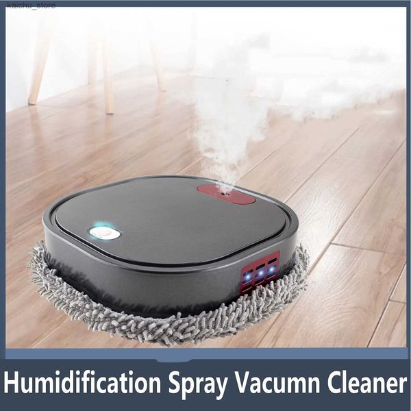 Robot Vacuum Cleaners 2023 New Rechargeable Smart Mopping Robot Spray Cleaner Dry and Wet 3 in 1 Sweep and Mop Robot Vacuum Cleaner Home Mop