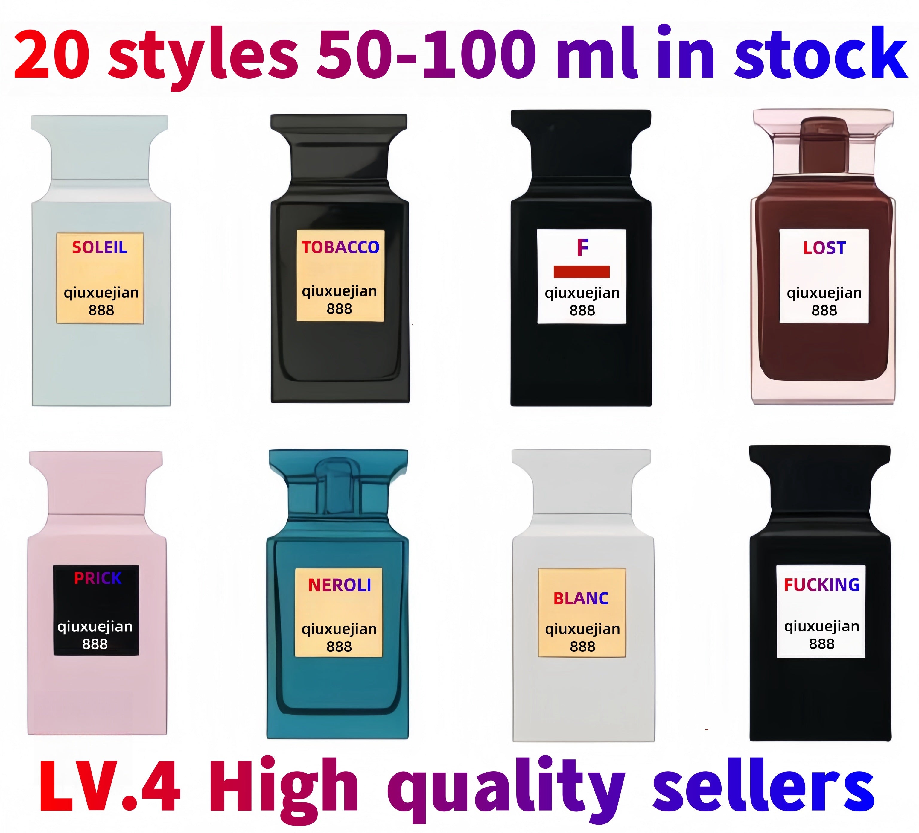 20 types 50-100ML cologne for Mens perfume Womens Fragrance 100ml EDP Eau De Parfum Designer Perfumes Long Lasting Fragrances Wholesale Fast deliver
