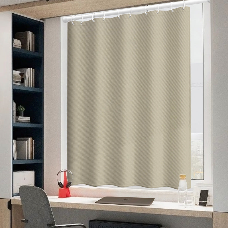 YL-37007 digital printed fabric shower curtain waterproof thick bathroom hook partition curtain