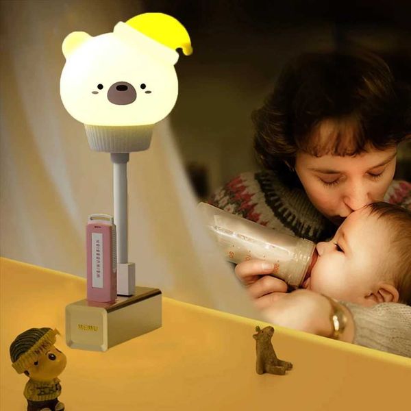 Remote Control Cartoon Night Light - Kids Bedside Lamp - USB-Powered Decorative LED Nightlight - Baby Feeding Light - Christmas Z250113