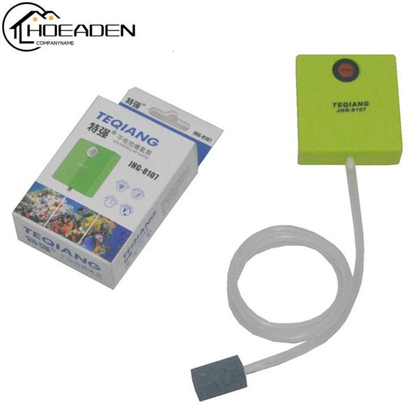 Other Housekeeping Organization HOEADEN Ultra Silent Aquarium Air Pump Single Outlet Dry Cell Battery Operated Fish Tank Oxygen Compressor 2