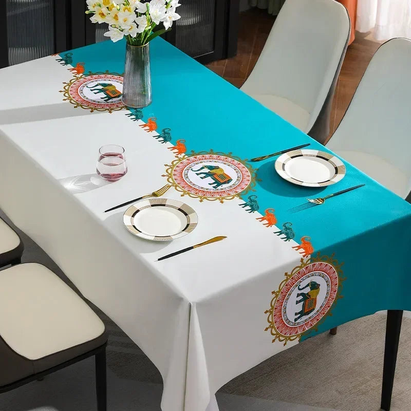 Tabth Rectangular PVC Taop Simple Coffee Table Cushion Cama Mesa E Banho Pliante AJBG01