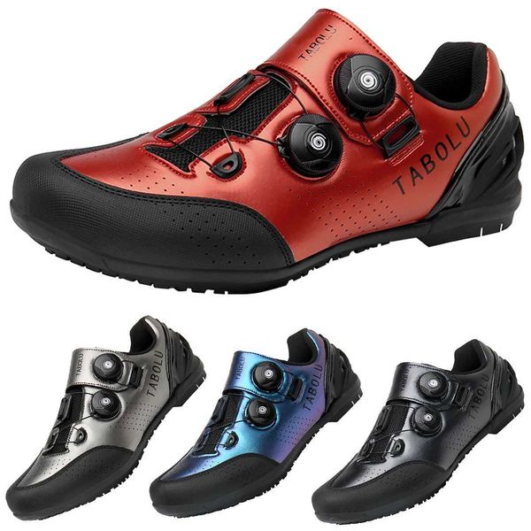 Bicycle shoes road bikes mens self-locking speed bike sports shoes racing shoes Cleats womens flat mountain bike shoes CL241018