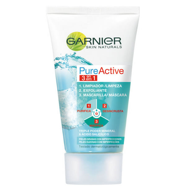 Garnier Active 3 In 1 Gel Cleanser 150ml