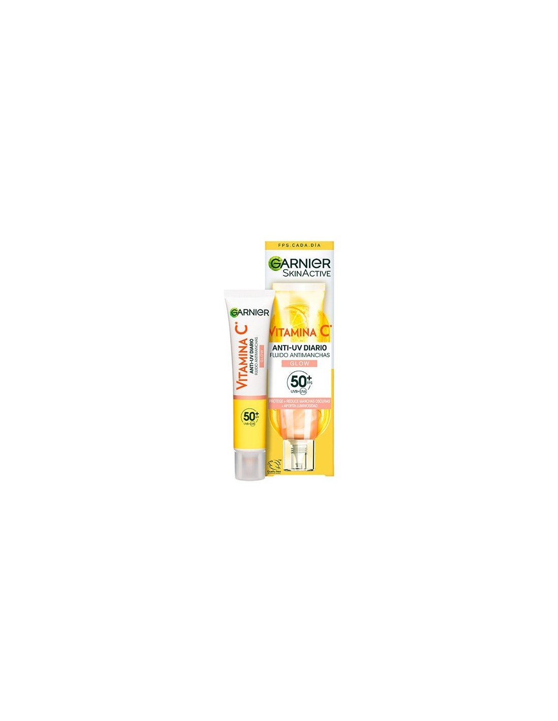 Garnier Skinactive Vitamina C Fluido Antimanchas Spf50 Brillo 40ml
