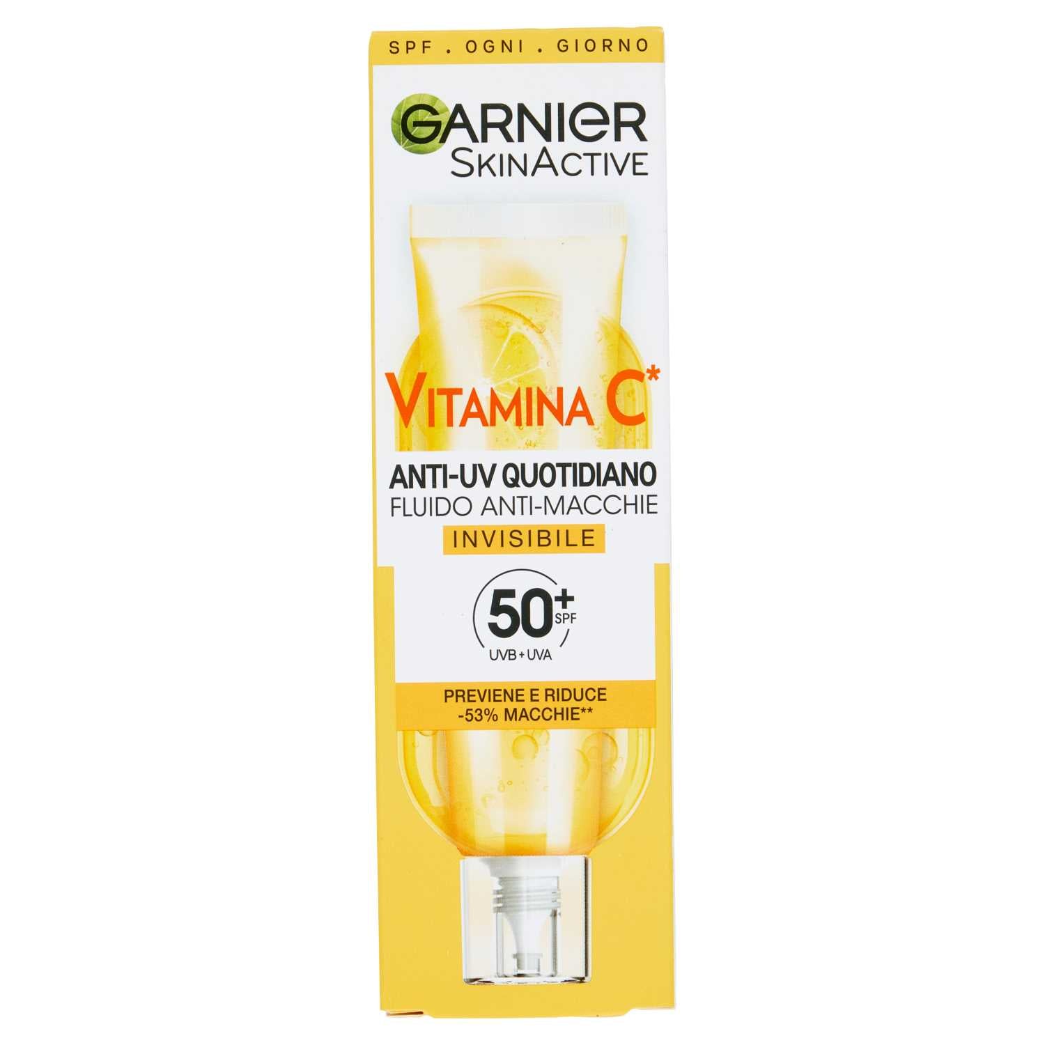 Garnier Invisible Anti-Stain Fluid Vitamin C Spf50+, 40 ml
