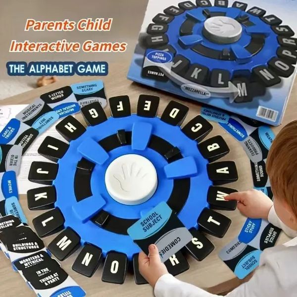 Kids Crazy Alphabet Game Fast-paced family board game puzzle toy 250109
