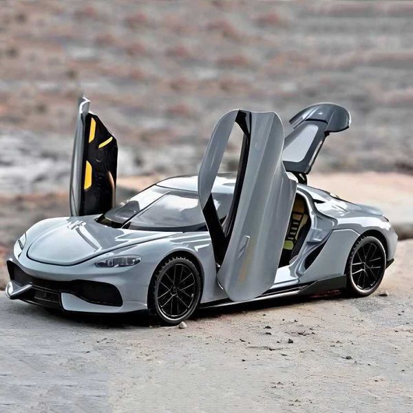 1 32 gt gemera mega-gt gemini liga em miniatura de brinquedo de brinquedo Diecast Metal Scale Modelo Sondlight Childrens Care veículos GREST