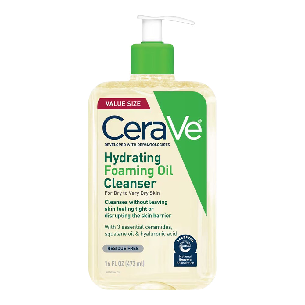Hydrating Foaming Oil Cleanser for Dry To Very Dry Skin - 16oz