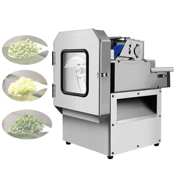 Vegetable Cutter Machine Electric Potato Carrot Ginger Chili Cutting Section Scallion Leek Slicer Shred Vegetable Cutting Machine